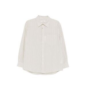 DUNST Women's Striped Long Sleeve Shirt Women IVORY Shirts